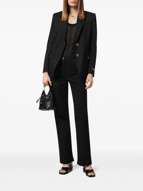 Versace ribbed-knit tank top - Black