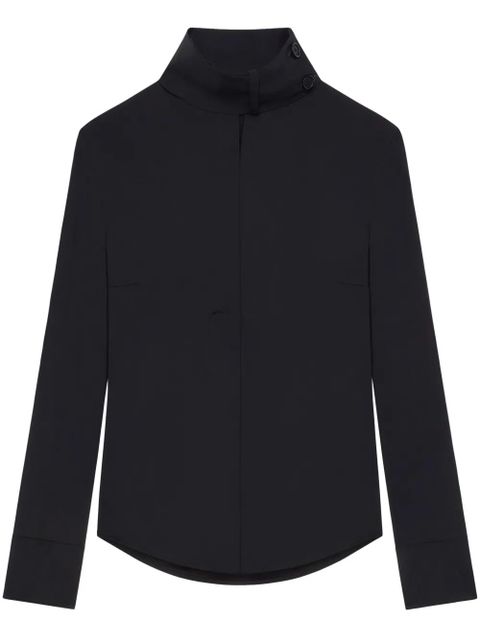 Courrèges scarf-detail blouse - Black - zdjęcie produktu nr 1