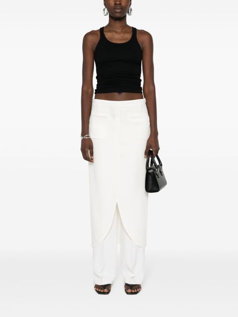 AGOLDE sleeveless ribbed-knit top - Black