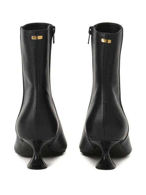 Lanvin pointed-toe sculpted-heel ankle boots - Black