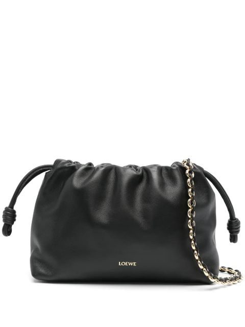LOEWE Flamenco leather shoulder bag - Black - zdjęcie produktu nr 1