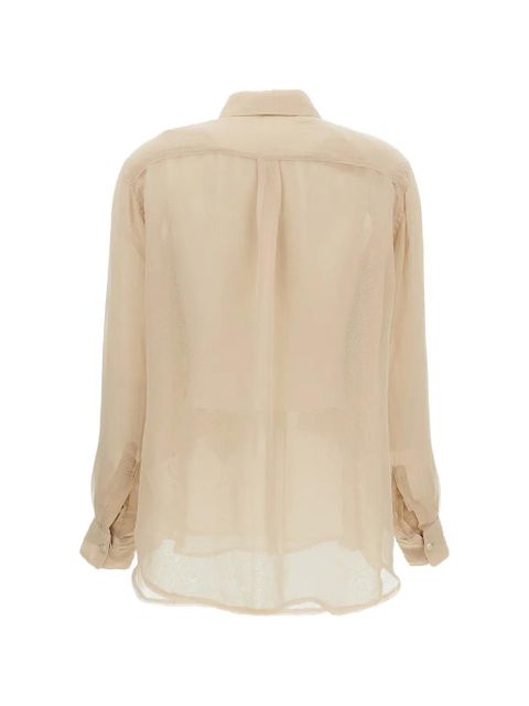 Comme Des Garçons ruffled shirt - Neutrals - zdjęcie produktu nr 2
