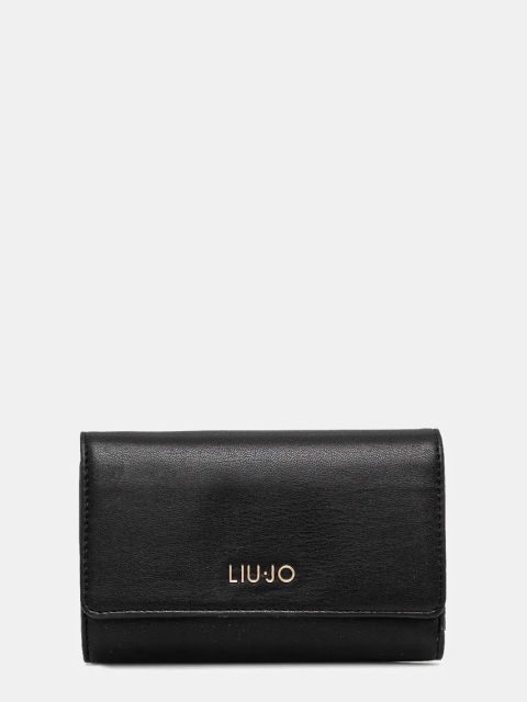Liu Jo portfel damski kolor czarny AA5215 E0015