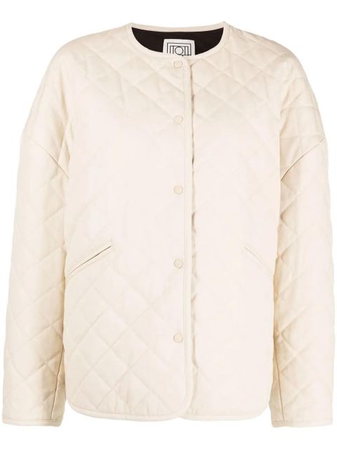 TOTEME quilted cotton jacket - Neutrals
