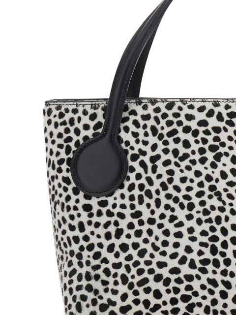 Liffner mini dalmatian-print tote bag - Black