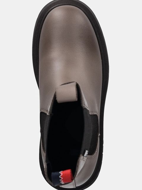 Tommy Jeans sztyblety skórzane TJW CHUNKY CHELSEA