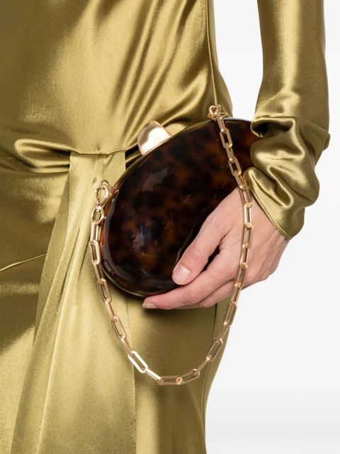 Cult Gaia CULT GAIA EVIANA CLUTCH - CARAMEL TORTOISE - CARAMEL TORTOISE - zdjęcie produktu nr 2