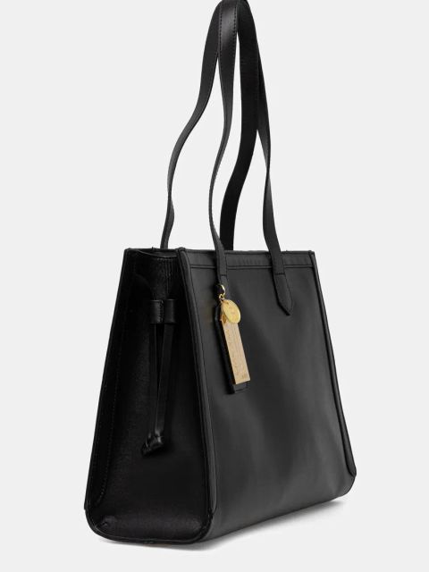 Fracomina torebka skórzana kolor czarny FB25SBA001L41901