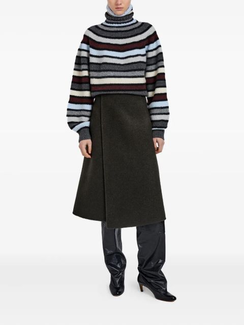 Proenza Schouler Danea striped roll-neck sweater - Neutrals - zdjęcie produktu nr 2