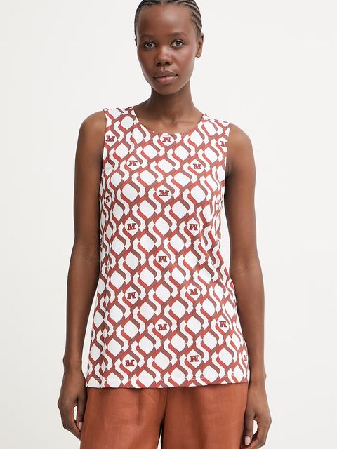 Max Mara Beachwear bluzka damska z wiskozy PELOTA - zdjęcie produktu nr 1