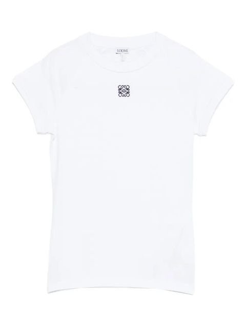 LOEWE logo-embroidered T-shirt - White - zdjęcie produktu nr 1