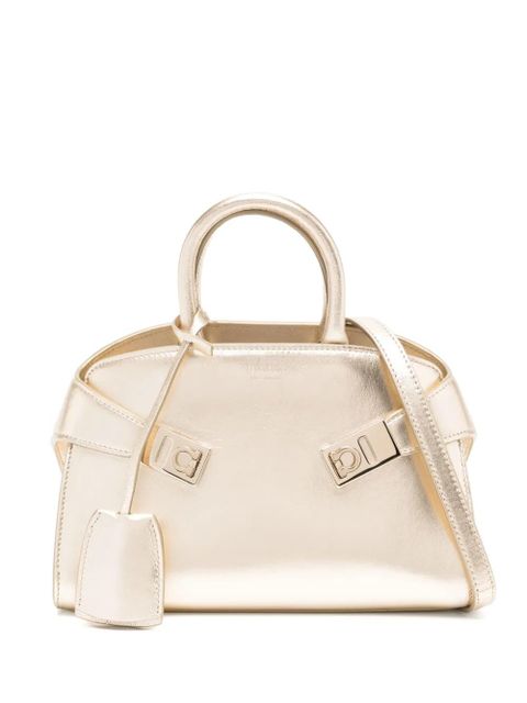 Ferragamo leather crossbody bag - Gold - zdjęcie produktu nr 1