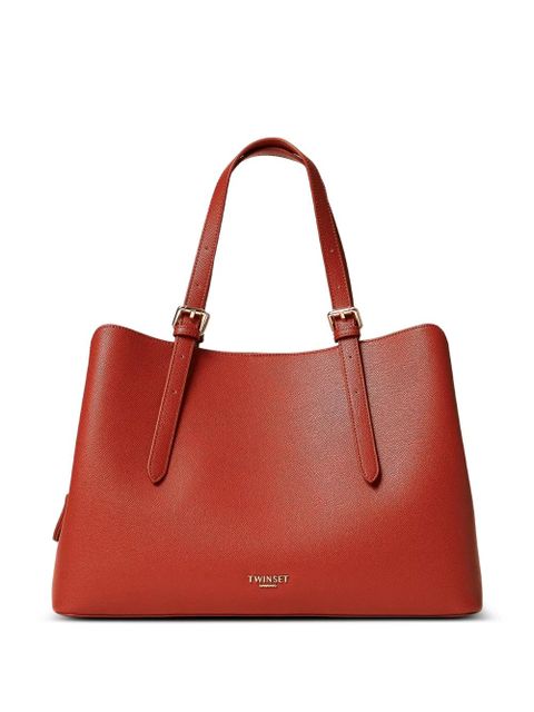 TWINSET buckle strap tote bag - Red - zdjęcie produktu nr 1