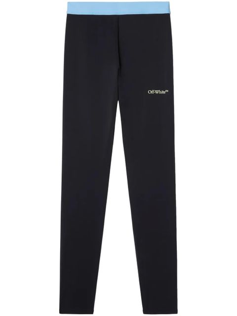 Off-White colour-block leggings - Black - zdjęcie produktu nr 1