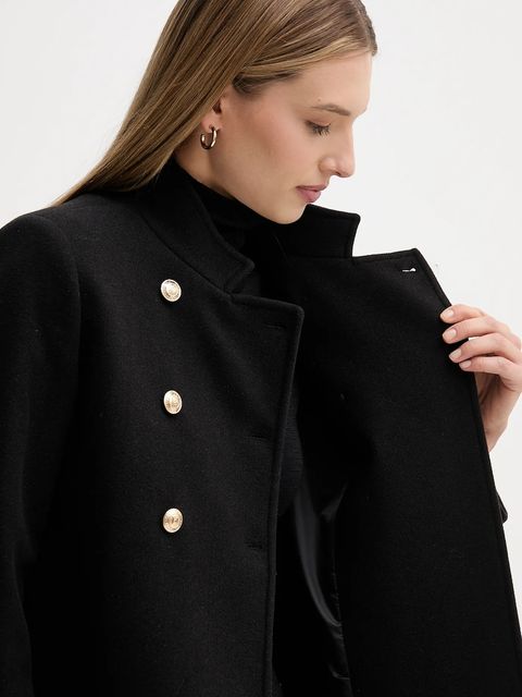 Gaudi płaszcz kolor czarny 521BD35018