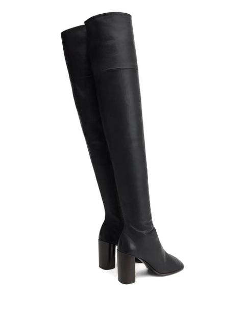 LEMAIRE block-heel boots - Black