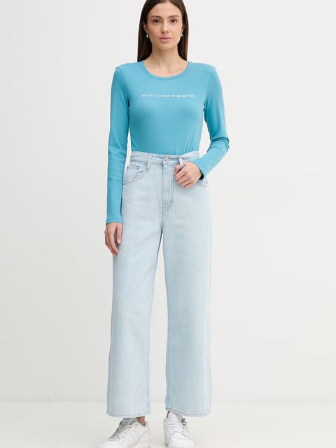 United Colors of Benetton longsleeve bawełniany - zdjęcie produktu nr 2