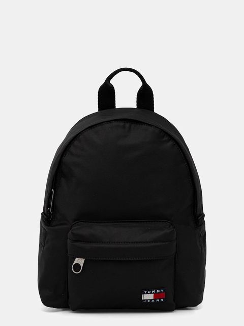 Tommy Jeans plecak damski kolor czarny mały gładki AW0AW17892 - zdjęcie produktu nr 1