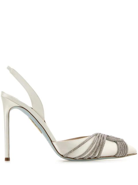 Aquazzura 105mm Gatsby pumps - White - zdjęcie produktu nr 1