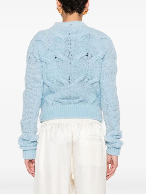 Sportmax cable-knit sweater - Blue