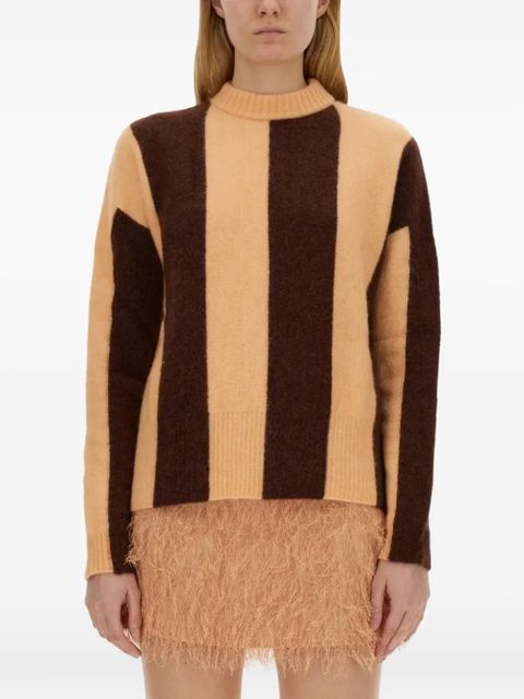 Alysi striped sweater - Brown - zdjęcie produktu nr 1