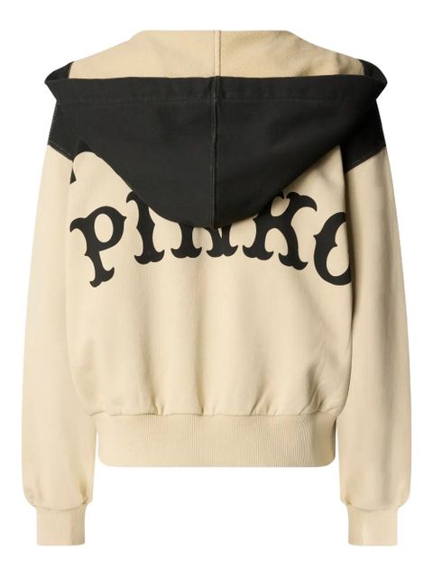PINKO V-neck hoodie - Neutrals - zdjęcie produktu nr 2