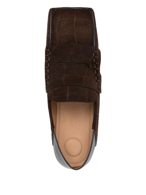 Jacquemus Les Mocassins Carre mocassins - Brown