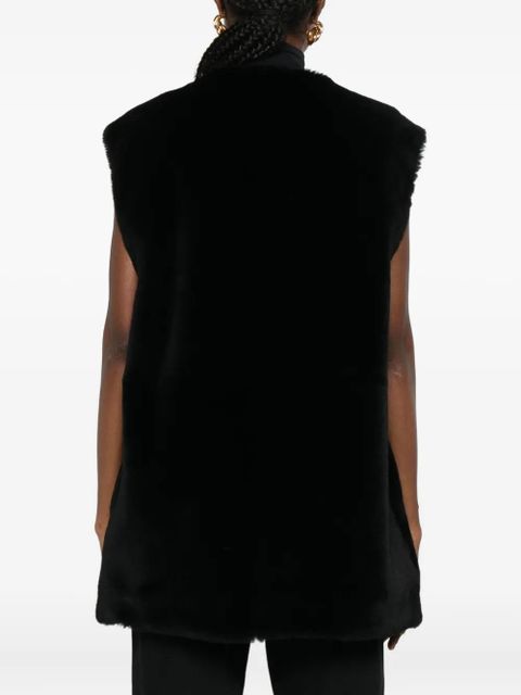TOTEME shearling vest - Black