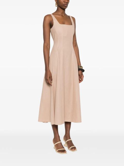 TWINSET panelled midi dress - Neutrals