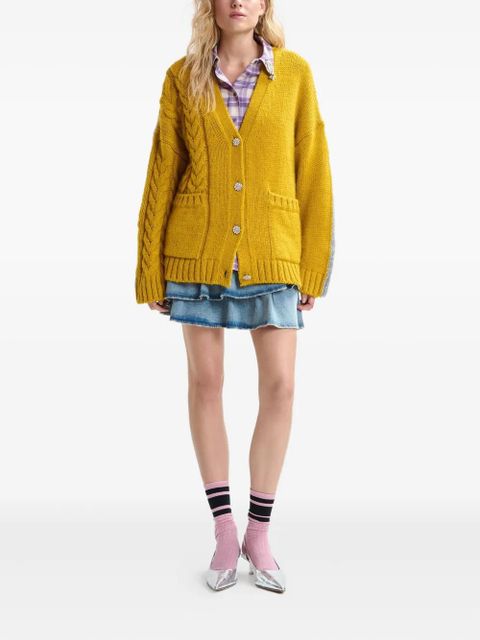 Essentiel Antwerp Jokes cardigan - Yellow - zdjęcie produktu nr 2