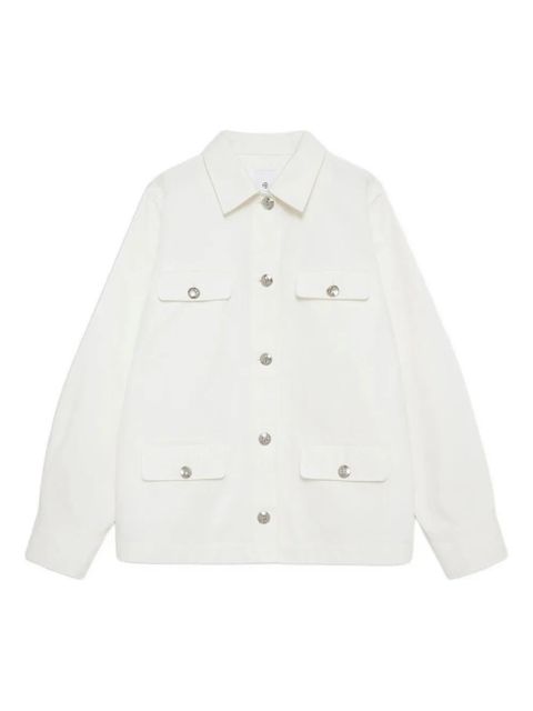 ANINE BING button-up oversized jacket - White - zdjęcie produktu nr 1