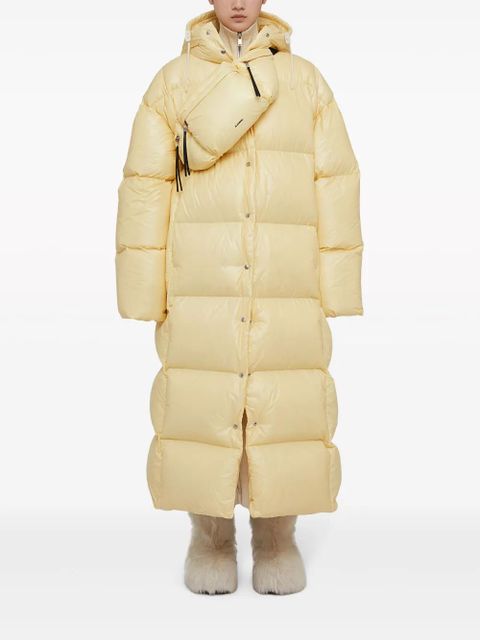 Jil Sander hooded padded parka coat - Neutrals - zdjęcie produktu nr 2
