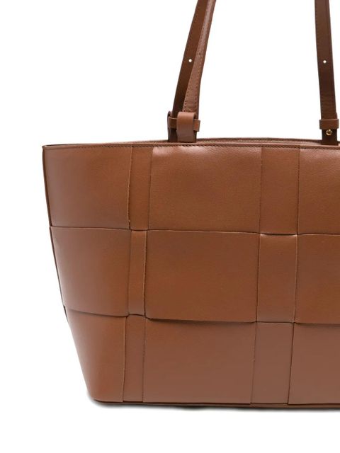 DeMellier Florence woven leather florence tote bag - Brown