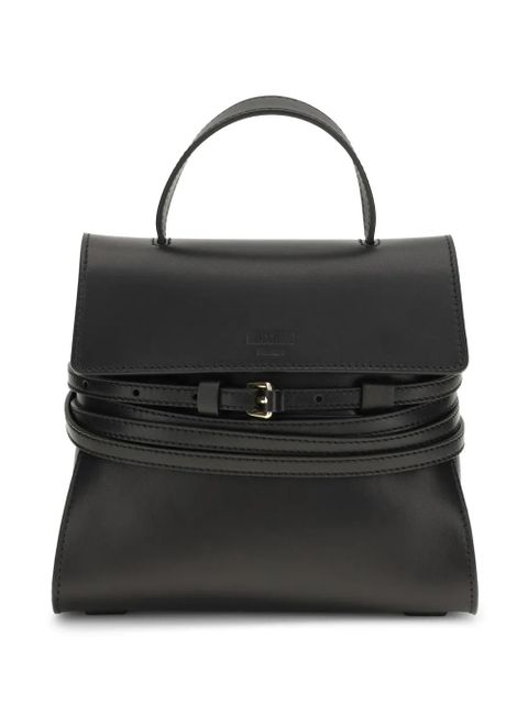 Moschino buckle leather tote bag - Black - zdjęcie produktu nr 1