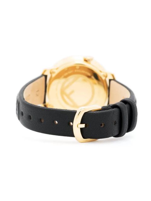 FENDI F is Fendi round watch - Gold
