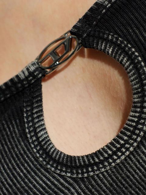 Diesel Janette-Dnm cutout bra - Grey