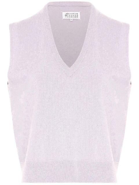 Maison Margiela knitted vest - Grey - zdjęcie produktu nr 1