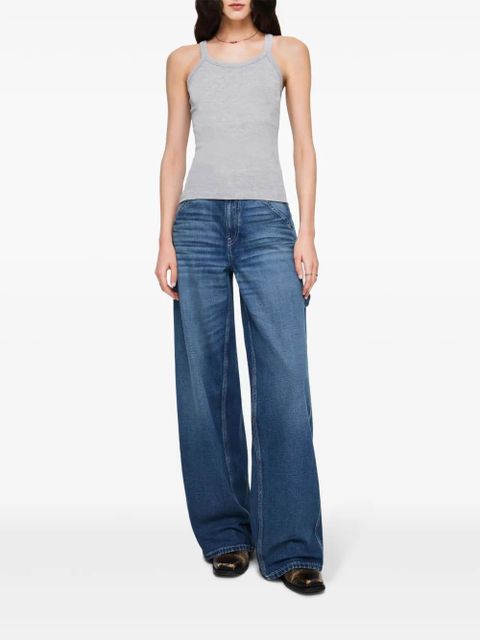 RE/DONE ribbed knit tank top - Grey - zdjęcie produktu nr 2