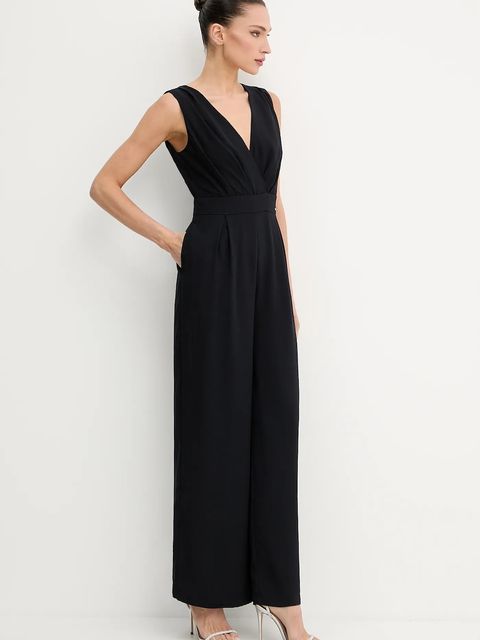 Morgan kombinezon kolor granatowy z dekoltem w szpic POEMA - zdjęcie produktu nr 2