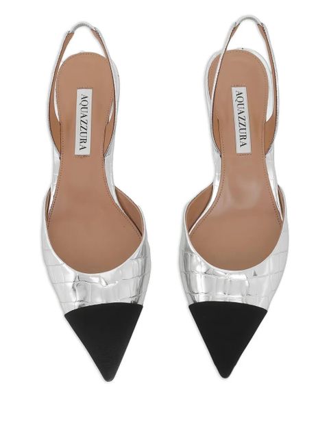 Aquazzura pointed toe pumps - Silver