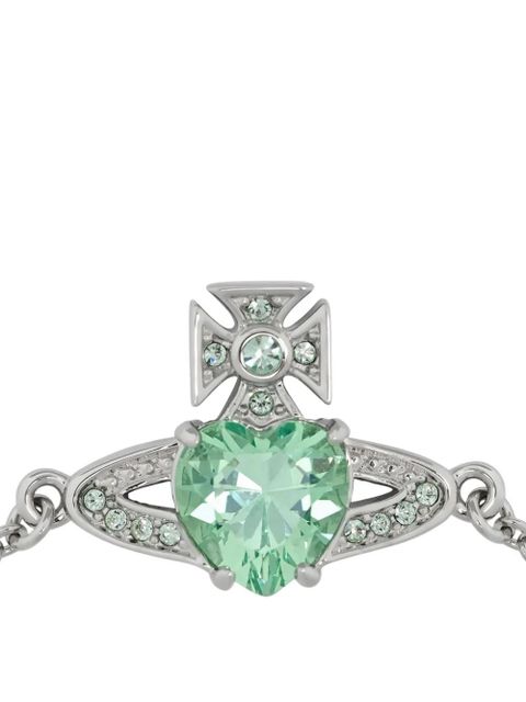 Vivienne Westwood Ariella heart-charm bracelet - Silver - zdjęcie produktu nr 2