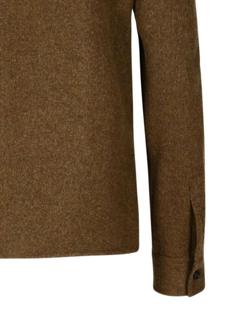 Jil Sander wool shirt - Brown