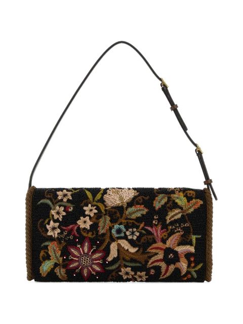 Valentino Garavani small DeVain embroidered shoulder bag - Black - zdjęcie produktu nr 2