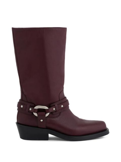 Rabanne XL Link biker boots - Red - zdjęcie produktu nr 1