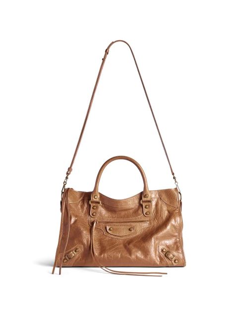 Balenciaga medium Le City tote bag - Brown