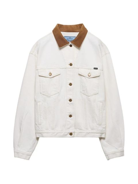 Prada Old denim blouson jacket - White - zdjęcie produktu nr 1