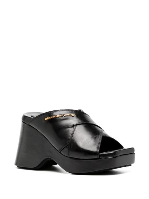 Alexander Wang Float 105mm platform leather sandals - Black - zdjęcie produktu nr 2