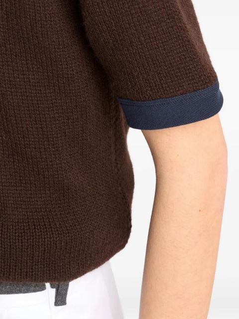 Prada short-sleeve sweater - Brown