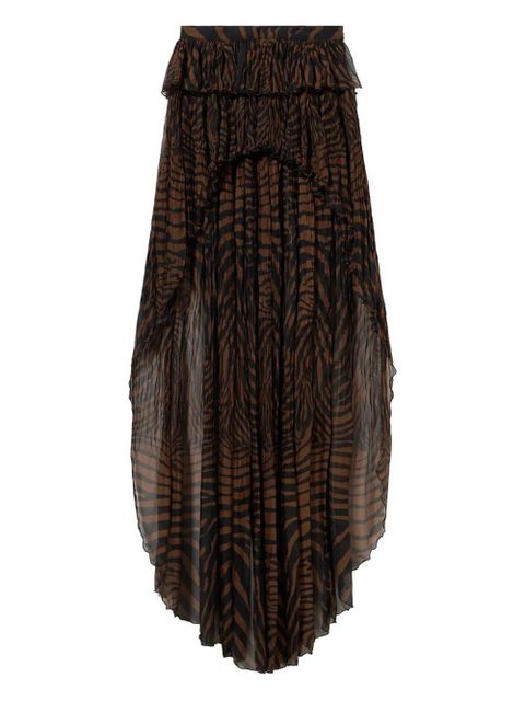 Blumarine asymmetrical skirt - Brown - zdjęcie produktu nr 1