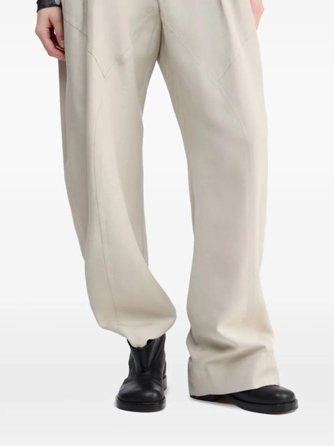 JW Anderson gathered-detail trousers - Neutrals